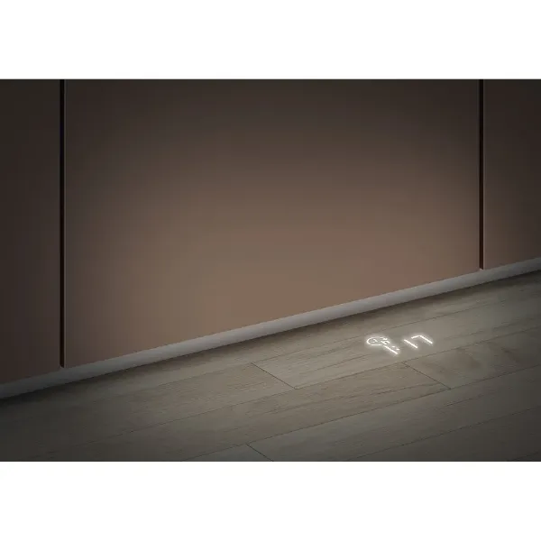 Hotpoint H8IA115M4TUSUK Hydroforce Integrated Full Size Dishwasher with Maxi Space Tub light
