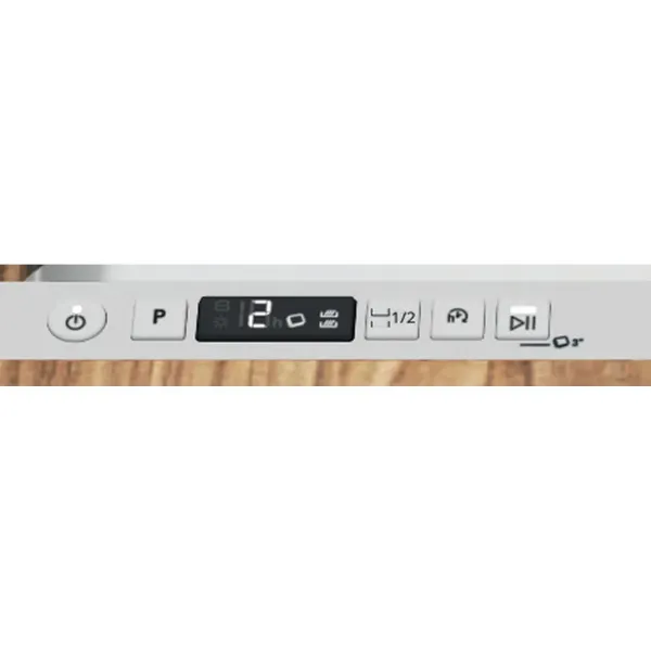 Hotpoint H2I HD526 UK Built-in 14 Place Settings Dishwasher controls 2
