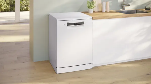 Bosch SMS4EMW06G Freestanding Dishwasher In White