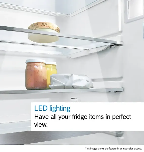 Bosch KGN34NLEAG Freestanding Fridge Freezer in Stainless Steel Look