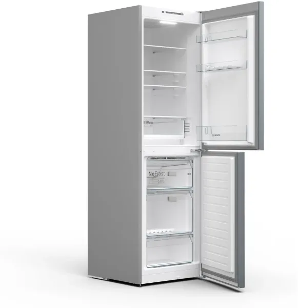 Bosch KGN34NLEAG Freestanding Fridge Freezer in Stainless Steel Look