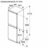 Bosch KIN85NSE0G Built-In Fridge-Freezer
