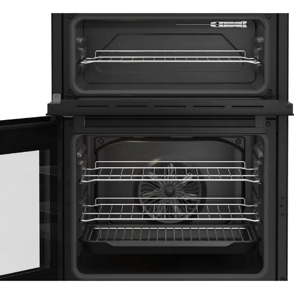 Beko EDC6731K 60cm Double Oven Electric Cooker with Vitroceramic Hob - Black_interior shelves