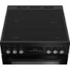 Beko EDC6731K 60cm Double Oven Electric Cooker with Vitroceramic Hob - Black_hob
