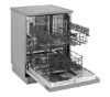 LG DF030FL 13 Place Setting Full Size Freestanding Dishwasher in Silver_interior empty