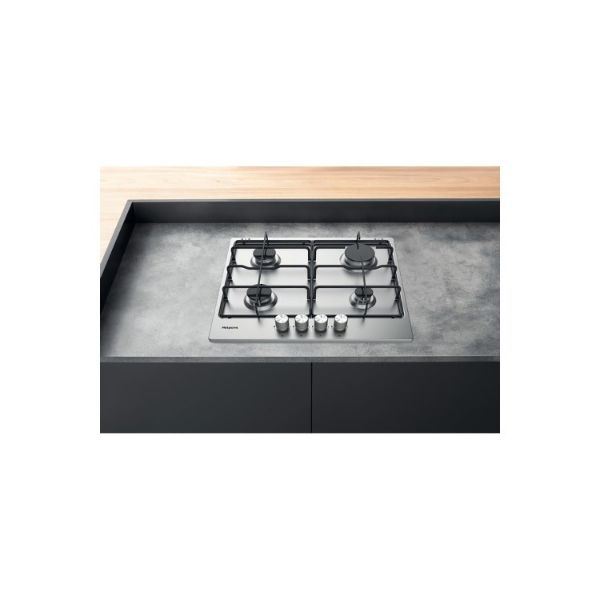 Hotpoint PPH 60P F IX UK Hob - Silver Inox main 2