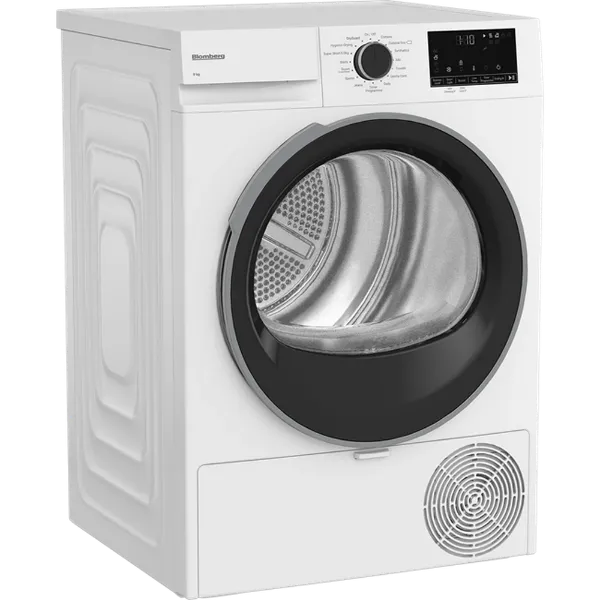 Blomberg LTA19321W 9kg Heat Pump Tumble Dryer - White_angled