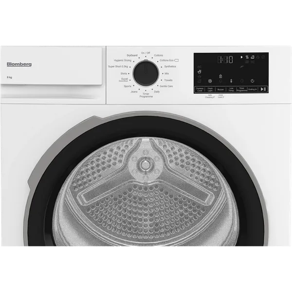 Blomberg LTA19321W 9kg Heat Pump Tumble Dryer - White_programmes