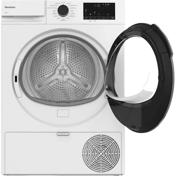 Blomberg LTA19321W 9kg Heat Pump Tumble Dryer - White_door open