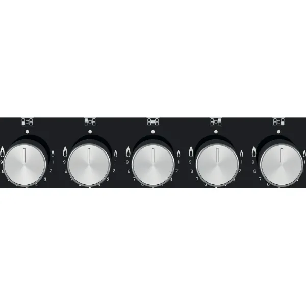 Hotpoint HGS 72S BK Hob - Black controls