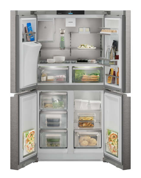 Liebherr MBsddi 9028 Plus BioFresh NoFrost 4-door French Door Fridge Freezer with Water and Ice Cube Dispenser_interior full