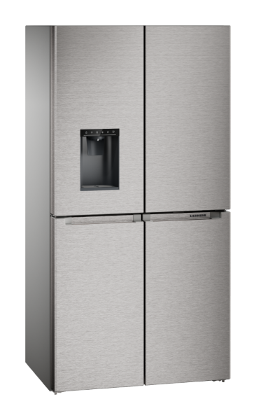 Liebherr MBsddi 9028 Plus BioFresh NoFrost 4-door French Door Fridge Freezer with Water and Ice Cube Dispenser_angled view