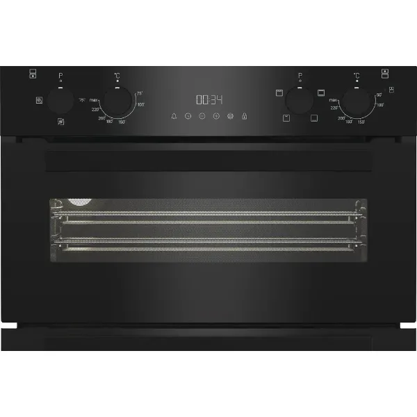 Hotpoint DUH 12G1 B 72cm Built Under Double Fan Oven in Black with Telescopic Shelf_controls