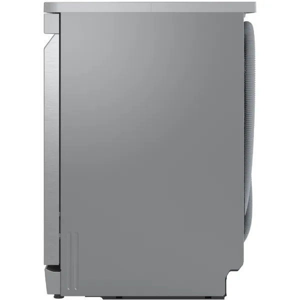LG DF273FVS 14 Place Setting TrueSteam™ Full Size Freestanding Dishwasher in Silver_side view