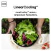 LG GBBSJ10DPY 333L Fridge Freezer with DoorCooling™ in Prime Silver_linear cooling