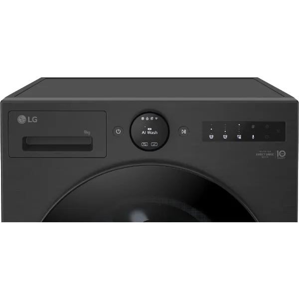 LG F4X7011TBB 11kg 1400 Spin AI Direct Drive Washing Machine in Black_controls