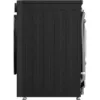 LG F4X7013TBB 13kg AI Direct Drive Washing Machine in Black_side view