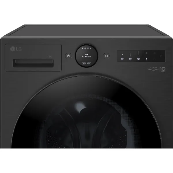 LG F4X7013TBB 13kg AI Direct Drive Washing Machine in Black_controls
