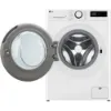 LG F4Y513WWLN1 13kg 1400 Spin AI Direct Drive Washing Machine - White_open door