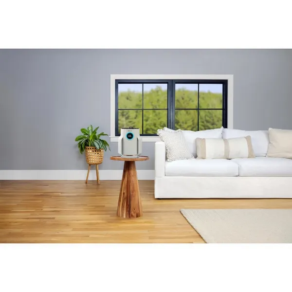 Shark HP072UK NeverChange5 Air Purifier Compact Pro - Dove_living room