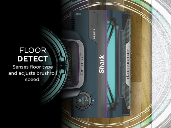 Shark LA791UKT Detect Pet Pro Upright Corded Vacuum - Adriatic Teal / Silver_floor detect