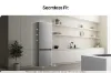 LG GBBSJ10EPY 333L NatureFRESH Freestanding Fridge Freezer in Prime Silver_seamless fit