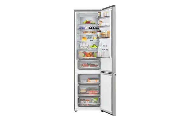 LG GBBSJ10EPY 333L NatureFRESH Freestanding Fridge Freezer in Prime Silver_interior