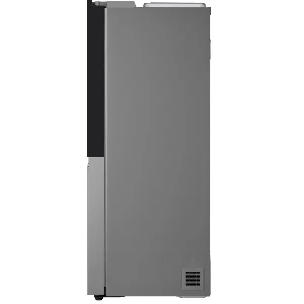 LG GSGV80PYLL 635L InstaView™ Side-By-Side American Style Fridge Freezer in Prime Silver_side