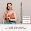 Shark HD426SLUK FlexStyle Air Styler & Hair Dryer for Straight & Wavy Hair - 3 Attachments - Stone_3 heat and airflow settings