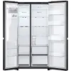LG GSLC41EPPE 641L NatureFRESH American Style Fridge Freezer in Essence Matte Black_interior empty