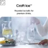 LG GSXE90EVDD 628L InstaView™ Side-By-Side Fridge American Style Freezer in Essence Black Steel_craft ice