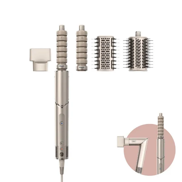 Shark HD436SLUK FlexStyle Air Styler & Hair Dryer for Straight & Wavy Hair - 4 Attachments - Stone_main