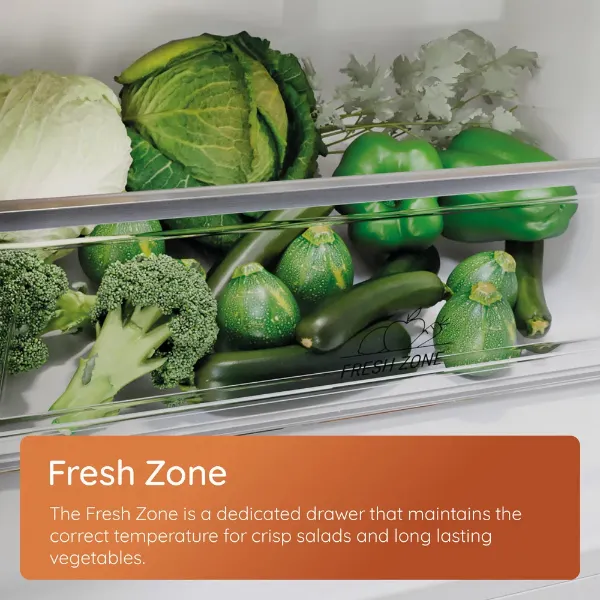Hotpoint HPKH 1261 W5UK No Frost 50/50 Freestanding Fridge Freezer - WhiteFreshZone