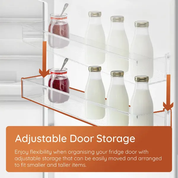 Hotpoint HPKH 1261 W5UK No Frost 50/50 Freestanding Fridge Freezer - WhiteAdjustableDoor