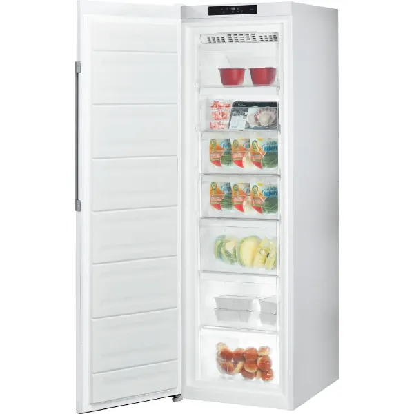 Hotpoint UH8F2CW Freestanding Upright Freezer in White_open