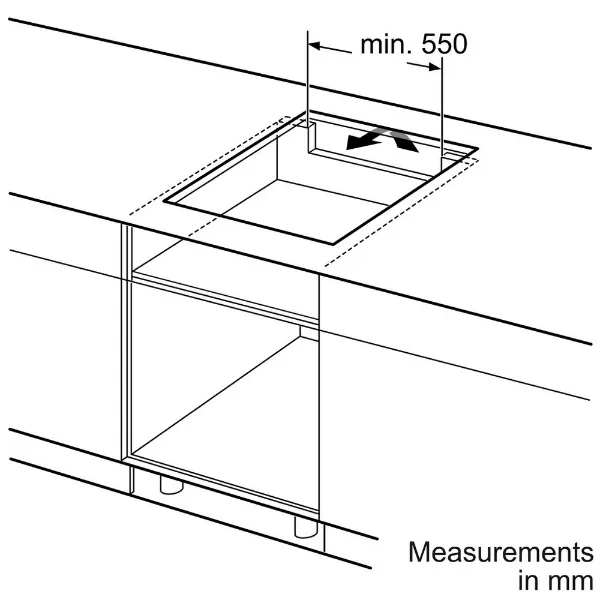 Bosch PIV831HB1E 80.2cm Induction Hob in Black_installation