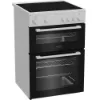 Zenith ZET605W 60cm Electric Cooker with Ceramic Hob - White
