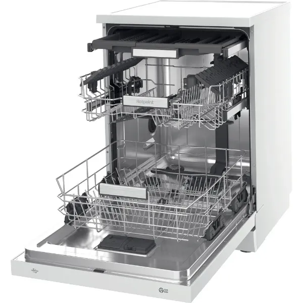 Hotpoint H7FHS41UK Freestanding Full Size Dishwasher with Maxi Space_Open