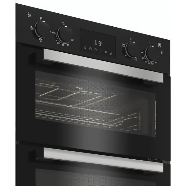 Hotpoint DIH10DB Built-In Electric Double Oven in Black_Top