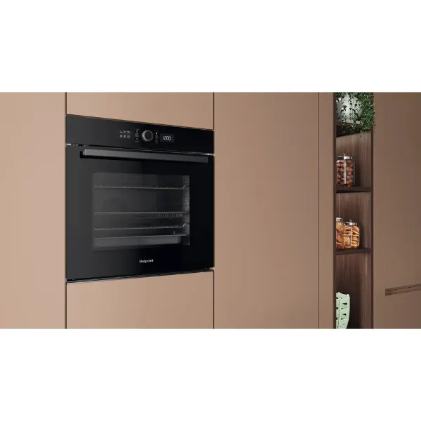 Hotpoint HOI4S8PM0BUK 60cm Built-In Single Pyrolytic Oven with Active Multiflow and Air Fry