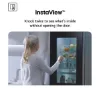 LG GSXE91EVAD 628L InstaView™ Side-By-Side American Style Fridge Freezer in Essence Black Steel_instaview