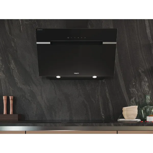 Hotpoint PHVS91FLTDPK 90cm Wall Mounted Chimney Cooker Hood