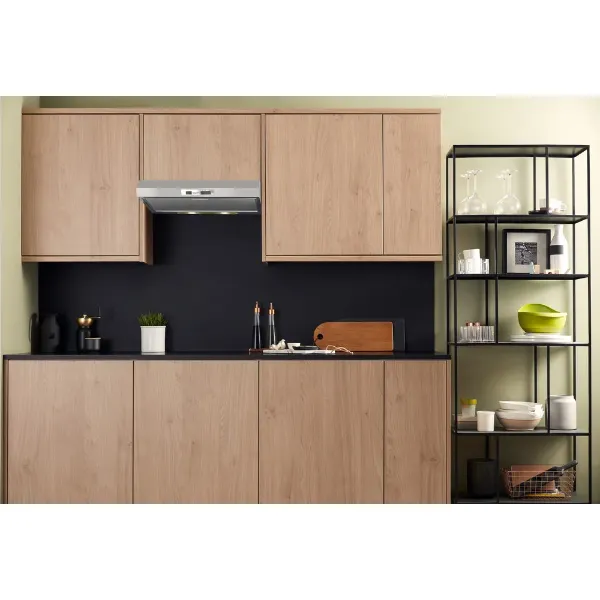 Hotpoint PSLMO65FLSX 60cm Integrated Cooker Hood in Stainless Steel_Lifestyle