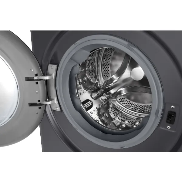 LG F4Y510GBLN1 10kg Steam™ Washing Machine in Slate Grey_interior