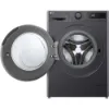 LG F4Y510GBLN1 10kg Steam™ Washing Machine in Slate Grey_interior