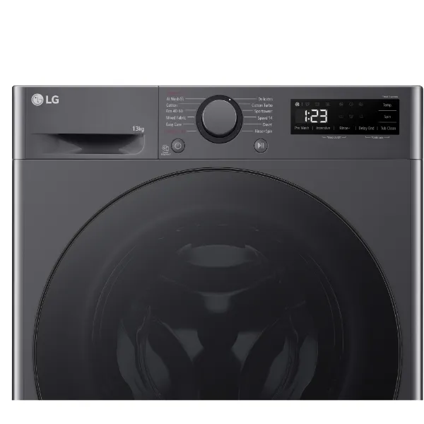LG F4Y513GBLN1 13kg Direct Drive Washing Machine in Slate Grey_front