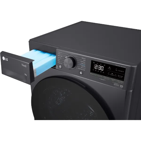 LG FDV709GN 9kg Dual Inverter Heat Pump™ Tumble Dryer in Slate Grey_detergent drawer