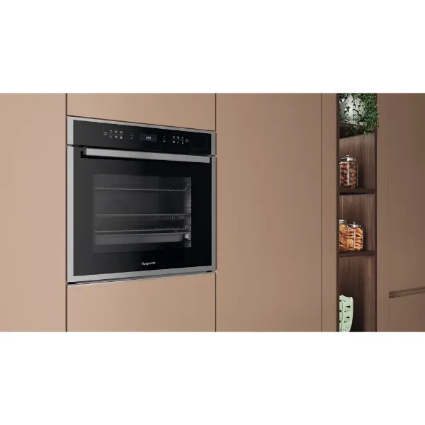 Hotpoint HOI6A8PT1SXUK Class 6 60cm Built-In Single Pyrolytic Oven with ActiveMultiflow and ActiveSteam