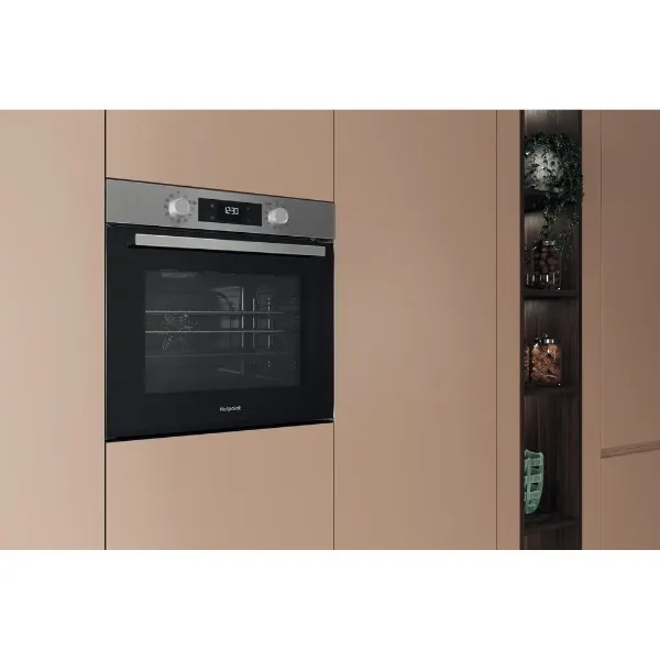 Hotpoint HO278PXUK Class 2 60cm Built-In Single Multifunction Pyrolytic Oven with Multiflow