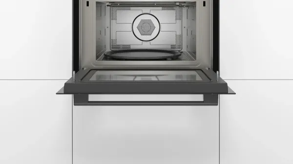 Bosch CMA583MB0B Built In Microwave Oven With Hot Air In Black